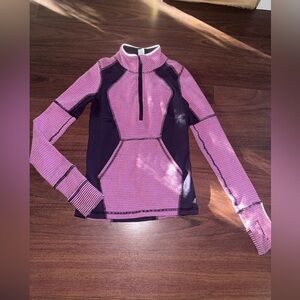 Ivivva by lululemon girls purple half zip pullover size 8